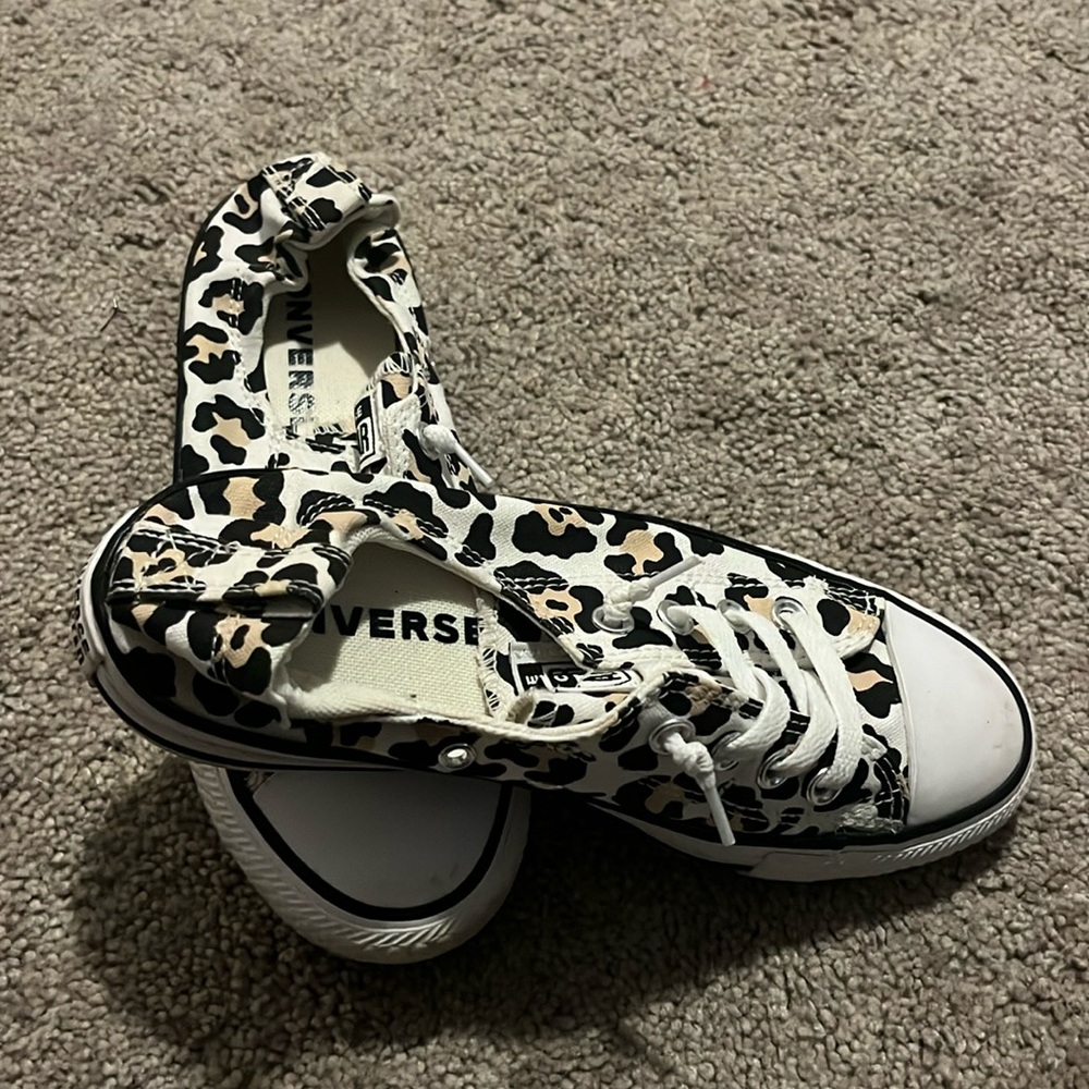 Leopard Print Converse
